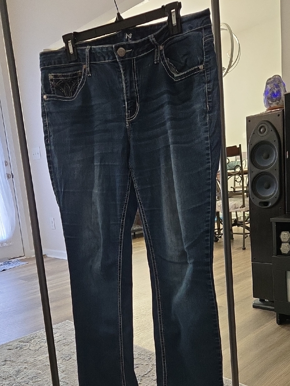 new directions Dark Indigo Boot-Cut Jeans